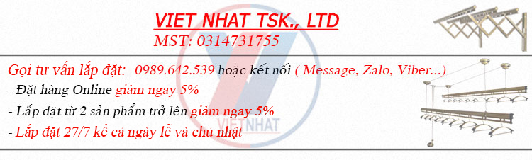 Lắp đặt giàn phơi thông minh tại TPHCM và Hà Nội