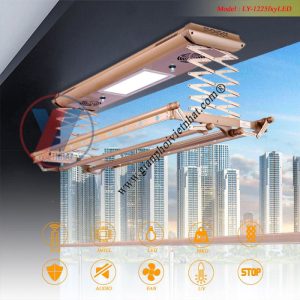 Giàn phơi điều khiển từ xa Hotata model LY- 1225fxyLED (2)