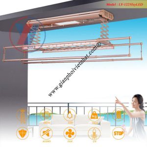 Giàn phơi điều khiển từ xa Hotata model LY- 1225fxyLED (9)
