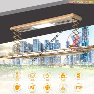 Giàn phơi điện tử điều khiển từ xa Hotata Model LZ-1301LED (5)