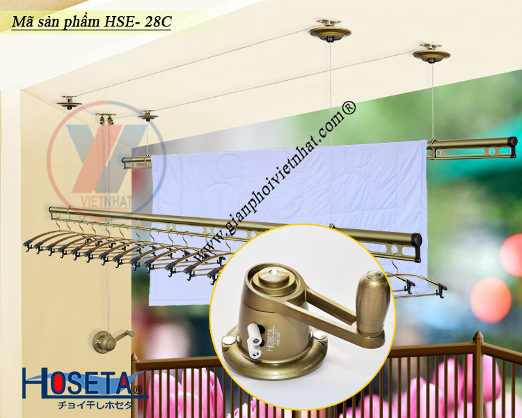 Giàn phơi thông minh nhập khẩu Hoseta
