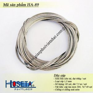 Dây cáp giàn phơi thông minh HA89