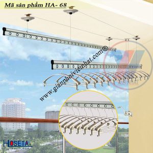 Giàn phơi thông minh nhập khẩu Hoseta HA 68