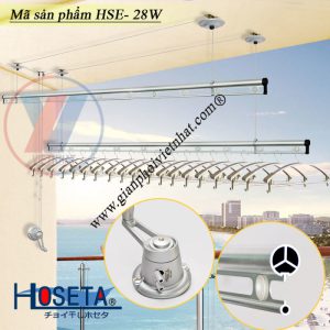 Giàn phơi thông minh nhập khẩu Hoseta HSE 28W