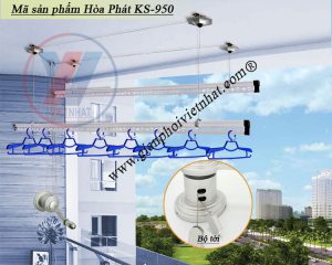 Giàn phơi thông minh Hòa Phát KS 950