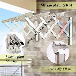 Giàn phơi gắn tường GT-04
